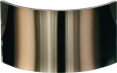 NW Weitwinkelscheibe goldbedampft,f. 40 00 382 040 Verbundglas 100x220mm Jutec (4000382041)