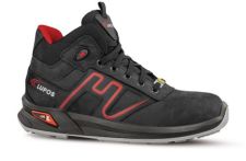 NW Sicherheitsstiefel Sonic Gr.39 schwarz/rot Leder/Nylon S3 SRC ESD EN20345 Lupos (4000392049)