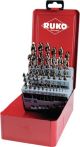 NW Spiralbohrersatz DIN338 Typ N TL 3000 D.1-13x0,5mm HSS-Co5 25tlg.Metallkassette (4000600888)