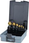 NW Kegelsenkersatz DIN335 C 90Grad 6,3-20,5mm HSS TiN Z.3 6tlg.Ku.-Kassette (4000601500)