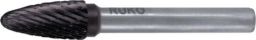 NW Frässtift Form RBF D.16mm Kopf-L.25mm Schaft-D.6mm HM TiCN Verz.KVZ 4 RUKO (4000602862)