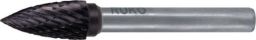 NW Frässtift Form SPG D.6mm Kopf-L.18mm Schaft-D.6mm HM TiCN Verz.KVZ 4 RUKO (4000602871)