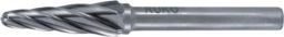 NW Frässtift Form KEL D.6mm Kopf-L.18mm Schaft-D.6mm HM Verz.Alu RUKO (4000602905)