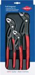 NW Zangensatz Cobra®-Paket Inh.3tlg.grau atramentiert Kunststofftiefziehteil KNIPEX (4000795120)