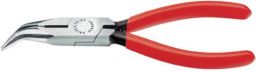 NW Radiozange DIN ISO 5745 L.160mm flach/rund 40Grad gew.pol.Ku.-Überzug KNIPEX (4000810488)