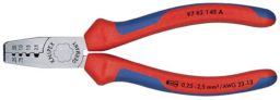 NW Aderendhülsenzange L.145mm 0,25-2,5 (AWG 23-13) mm² pol.2K-Hülle KNIPEX (4000810490)