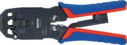 NW Crimpzange L.200mm brün. Westernstecker RJ10/11/12/45 KNIPEX m.Mehrkomp.-Hüllen (4000810643)