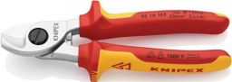 NW Kabelschere VDE L.165mm max.28mm2 Chrom Mehrkomp.-Hüllen KNIPEX m.Abgleitschutz (4000810906)