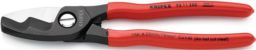 NW Kabelschere L.200mm max.70mm2 brün. m.Ku.-Überzug KNIPEX m.Klemmschutz (4000810911)