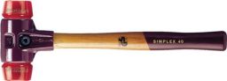 NW Schonhammer SIMPLEX L.300mm Kopf-D.30mm hart HO Plastik rot HALDER (4000811713)
