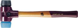 NW Schonhammer SIMPLEX L.300mm Kopf-D.30mm weich/mittelh.HO TPE-soft blau/Gu.schw. (4000811722)