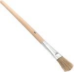 NW Emaillelackpinsel L.190mm B.10mm H.3mm Gr.0 helle Borste Weißbl.roh.Holzstiel (4000817420)