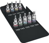 NW Stecknusssatz 1/2 Zoll 9 tlg. TX 20 - 60 textileBox Bitnuss-Satz 8767 C HF TX/9 (4000821148)