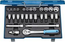 NW Steckschlüsselsatz 19iU-10 1/2Zoll 27tlg. 10-30mm 6KT/Schlitz/PH (4000821548)