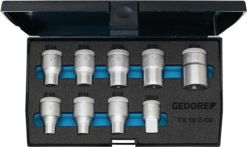 NW Steckschlüsselsatz 1/2Zoll 9tlg. E10-E24 GEDORE (4000821549)