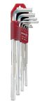 NW Winkelschraubendreher Satz 9tlg. 6KT SW1,5-10mm extra lang AMF i.Ku.-Halter (4000825384)