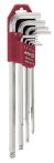 NW Winkelschraubendreher Satz 9tlg. 6KT SW1-10mm extra lang AMF m.Ku.-Halter (4000825486)