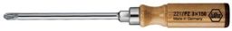 NW Schraubendreher PZD SW 1x80mm Ges.-L.180mm Rundklinge m.6KT-Ansatz Holzheft (4000827644)