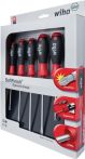 NW Schraubendrehersatz 6tlg. Schlitz 3,5/4,5/5,5/6,5/PH 1/2 m.Rundklinge Chrom matt (4000827702)