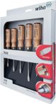 NW Schraubendrehersatz 6tlg. Schlitz 3,5/4,5/5,5/7/PH 1/2 Rundklinge m.6KT-Ansatz (4000827710)