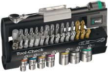 NW Bit-/Steckschlüsselset Tool-Check 38-tlg.Schlitz/PH/PZD/T/Knarre/7 Nüsse WERA (4000829697)