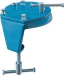NW Drehklammer Tischstärke 10-60mm Backen-B.100mm Gr.90/100mm u.Compact HEUER (4000830382)