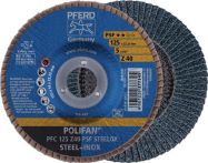 NW Fächerscheibe Z PSF STEELOX D.115mm K.Z-40 kon.INOX ZK PFERD (4000842594)