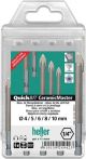 NW Bohrersatz QuickBit® Ceramik Master 5-tlg.D.4,5,6,8,10mm Schaft 6 kant HELLER (4000864209)
