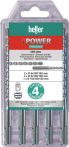 NW Hammerbohrersatz 4Power 5-tlg.SDS-plus SB Pk.HELLER (4000864834)