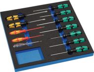 NW Schraubendrehersatz B.370xT.385xH.30mm2/3 Modul 12-tlg.Schl.+PH+TX, Spannungspr. (4000871288)