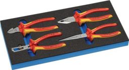 NW Zangensatz B.185xT.385xH.30mm1/3 Werkzeugmodul 4-tlg.VDE Knipex Zangen (4000871294)