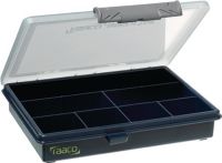 NW Sortimentskasten B175xT143xH32mm 7 Fächer transp.dunkelblau RAACO (4000871425)