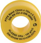NW PTFE Dichtband GRp L12m B12mm D0,1mm 100g/m² Rl.GEKA (4300600031)