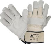 NW Handschuhe Verden Gr.10 grau/natur Rindspaltleder EN 388 Kat.II Hase (4300700000)