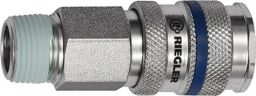 NW Schnellverschlusskupplung DN 7,8 AG STA Gew.R 1/4 Zoll 13,16mm RIEGLER (4588880900)
