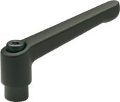 NW Verstellbarer Klemmhebel GN 300 d1 M 16mm l1 108mm IG GANTER (4601000499)