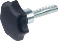 NW Sterngriff GN 6336.4 Sterngriffschraube Ku.d1 32mm d2 M 6mm l25mm (4601000873)