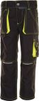 NW Kinderbundhose Junior Gr.110/116 anthrazit/gelb 65% PES/35% CO PLANAM (4705039040)