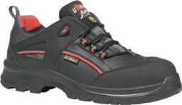 NW Sicherheitsschuh Iroko Gr.38 schwarz/rot Leder/Überkappe S3 SRC ESD EN20345 (4720000158)