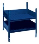 NW Regalelement LOGS 40 H520xB540xT390mm blau RAL 5022 m.Doppelfachboden LOGS (5000680974)