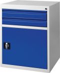 NW Schubladenschrank BK 600 H800xB600xT600mm grau/blau 2 Schubl.Einfachauszug 1Tür (9000427002)