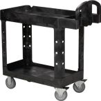 NW Etagenwagen L990xB450xH850mm Gesamt-Trgf.226kg 2 Etagen RUBBERMAID (9000444082)