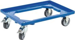 NW Kistenroller Trgf.250kg Gummi-Bereifung L605xB405mm Ku.blau (9000444240)