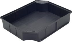 NW Einsatzkasten 346x273x80mm anthrazit PP f.600x400mm LA-KA-PE (9000446101)