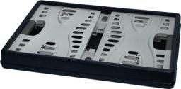 NW Klappbox L485xB345xH230mm Inh.35l m.2 Griffen u.Flaschenhalter schwarz-grau (9000447755)