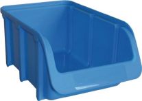 NW Sichtlagerkasten L165/135xB100xH75mm PP blau stapelbar HÜNERSDORFF (9000449007)