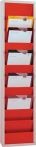 NW Werkstattplaner H1278xB315xT74mm feuerrot 1-reihig (9000451200)