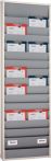 NW Werkstattplaner H1757xB554xT76mm grau 2-reihig (9000451211)
