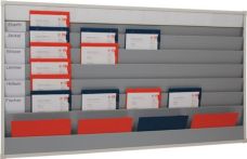 NW Planungstafel H900xB1580xT78mm 6 Schienen (9000451214)