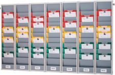 NW Planungstafel 5 Segmente B1700xH1282xT78mm inkl. Wandprofil f. DIN A4 (9000451250)